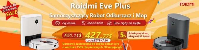 Roidmi Eve Plus – znakomity odkurzacz z samoczyszczącą się stacją opróżniającą w niższej cenie. Jak skorzystać z promocji? [nc1]