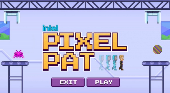 Intel Pixel Pat - darmowa gra w stylu retro 8-bit, w której możesz wcielić się w Pata Gelsingera - obecnego CEO firmy [1]