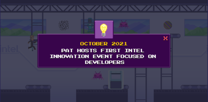 Intel Pixel Pat - darmowa gra w stylu retro 8-bit, w której możesz wcielić się w Pata Gelsingera - obecnego CEO firmy [10]