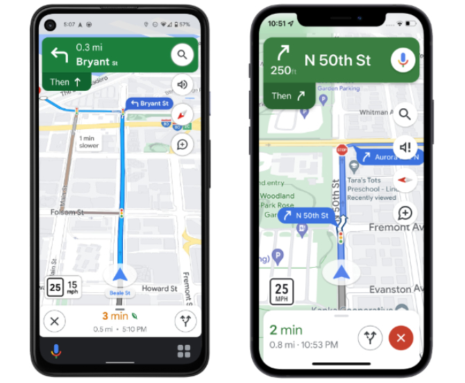 Mapy Google pokażą sygnalizację świetlną, znaki stopu i szacowaną opłatę za przejazd. To nie wszystko [2]