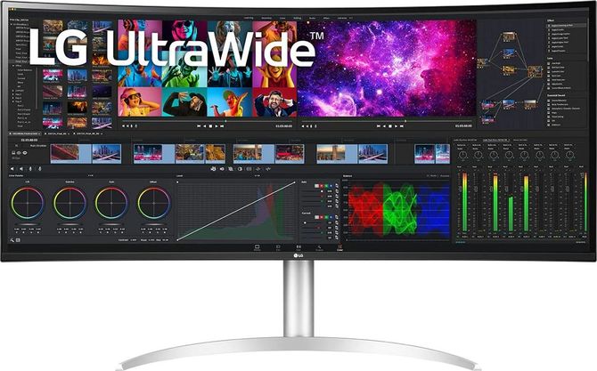 LG 40WP95C-W – 40-calowy, zakrzywiony, ultrapanoramiczny monitor o rozdzielczości 5120 x 2160 px [2]