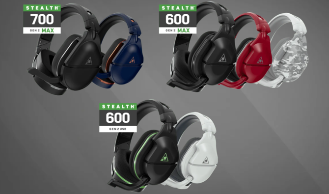 Turtle Beach Stealth 600 Max oraz 700 Max – nowe, bezprzewodowe słuchawki dla graczy trafiają do sprzedaży [1]