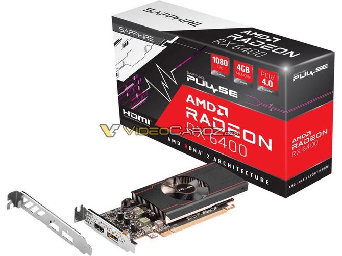 Sapphire Radeon RX 6400 PULSE - tak prezentuje się energooszczędna karta graficzna RDNA 2 w formacie low-profile [2]