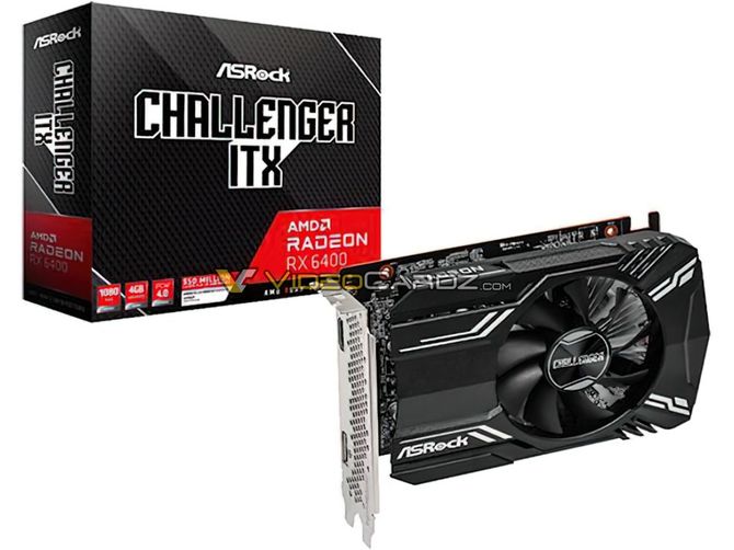 ASRock Radeon RX 6400 Challenger ITX - kolejna niereferencyjna karta graficzna dla najmniej wymagających jest już w drodze [2]