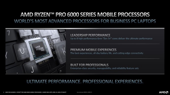 AMD Ryzen PRO 6000 - Premiera wydajnych procesorów Rembrandt dla laptopów przygotowanych z myślą o rynku biznesowym [4]