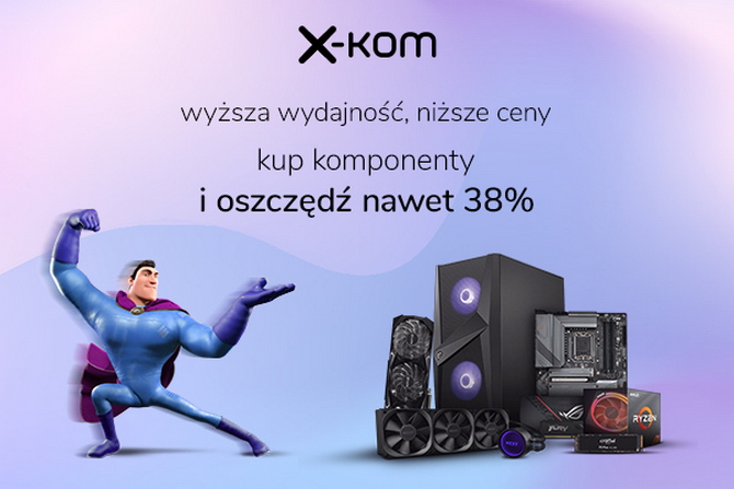 W sklepach x-kom tańsze procesory, karty graficzne, płyty główne i dyski SSD. Jest też promocja na peryferia i monitory [nc1]