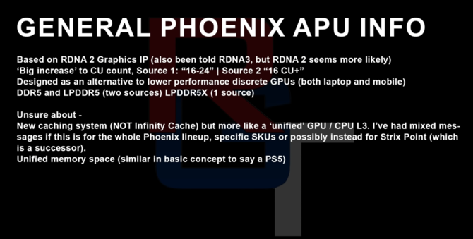 Nowe procesory AMD Ryzen 7000 z rodziny APU Phoenix mogą zaoferować znacznie wydajniejsze układy graficzne RDNA 2 [2]