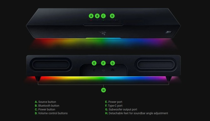 Razer Leviathan V2 – nowy soundbar dla pecetowych graczy ze wsparciem dla THX Spatial Audio [3]