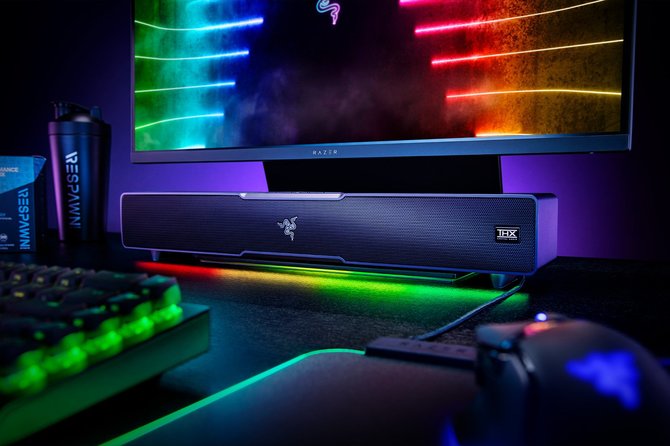 Razer Leviathan V2 – nowy soundbar dla pecetowych graczy ze wsparciem dla THX Spatial Audio [1]