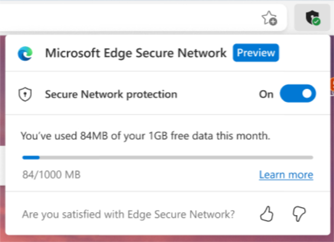 VPN wbudowany w przeglądarkę Microsoft Edge. Niestety, użytkownicy spotkają się z istotnymi ograniczeniami [3]