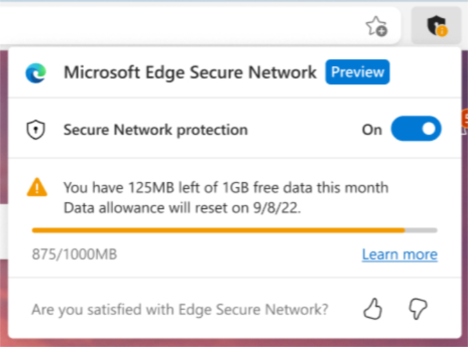 VPN wbudowany w przeglądarkę Microsoft Edge. Niestety, użytkownicy spotkają się z istotnymi ograniczeniami [4]