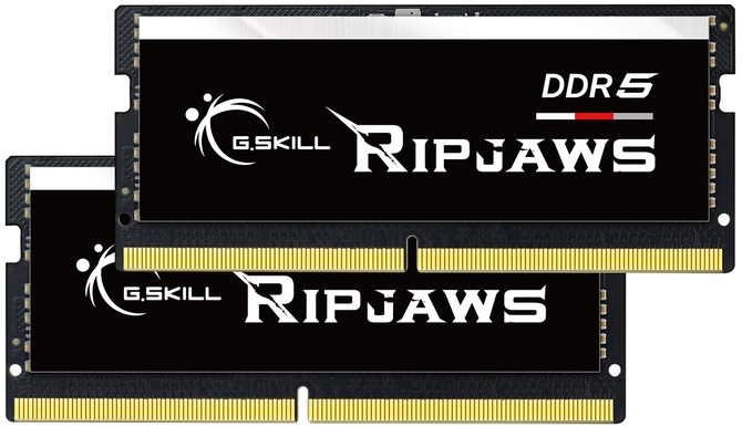 G.SKILL Ripjaws DDR5 SO-DIMM - pojemne zestawy pamięci RAM dla notebooków oraz niewielkich zestawów komputerowych [1]