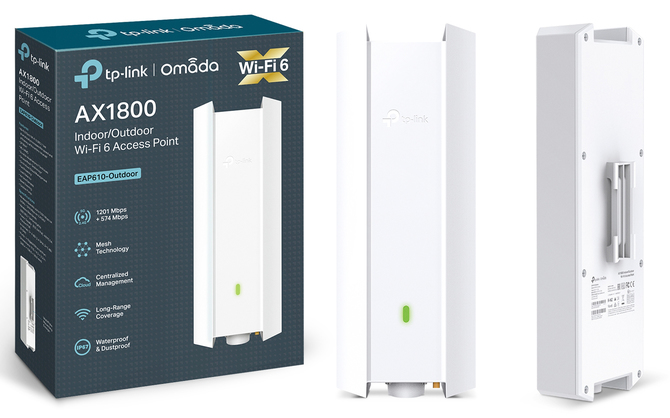 TP-Link EAP610-Outdoor – zewnętrzny punkt dostępowy WiFi 6 z możliwością stworzenia 16 identyfikatorów SSID [1]