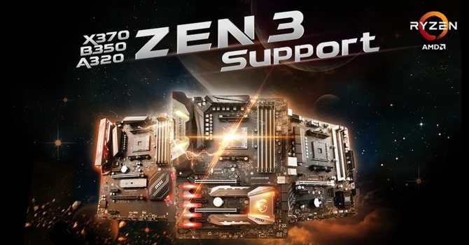 Wszystkie płyty główne MSI z chipsetami X370, B350 i A320 obsłużą już procesory AMD Zen 3. To świetna wiadomość dla posiadaczy [1]