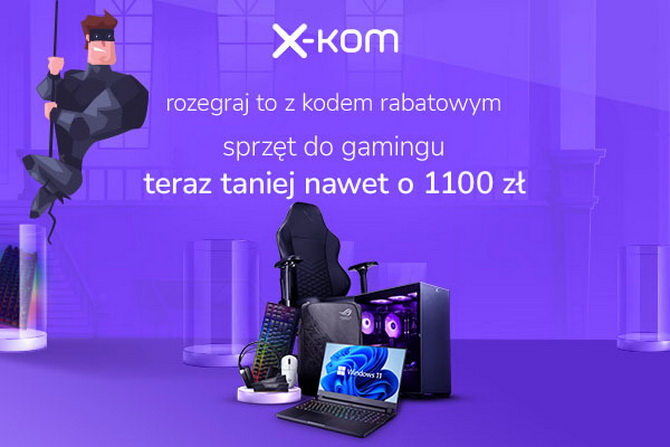 W sklepie x-kom tańsze karty graficzne, dyski SSD, laptopy i peryferia gamingowe. Zniżki na sprzęt ASUS i Fractal [nc1]