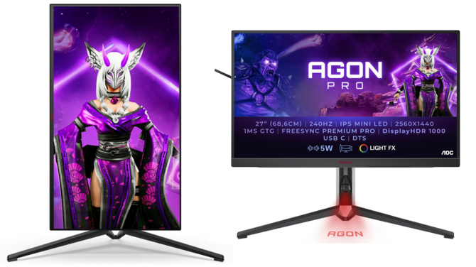 AGON PRO AG274QZM - 27-calowy monitor o odświeżaniu 240 Hz i panelu MiniLED IPS [1]