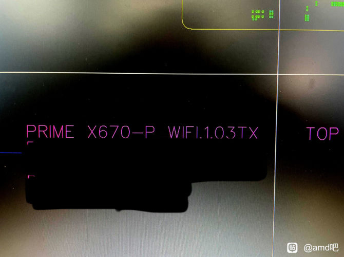 Schemat płyty głównej ASUS X670-P Prime WiFi z podstawką AMD AM5 potwierdza obecność dwóch chipletów dla chipsetu [3]