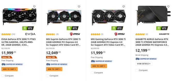 EVGA sprzedaje kartę graficzną GeForce RTX 3090 Ti FTW3 BLACK w cenie poniżej MSRP. Czy to początek obniżek? [1]