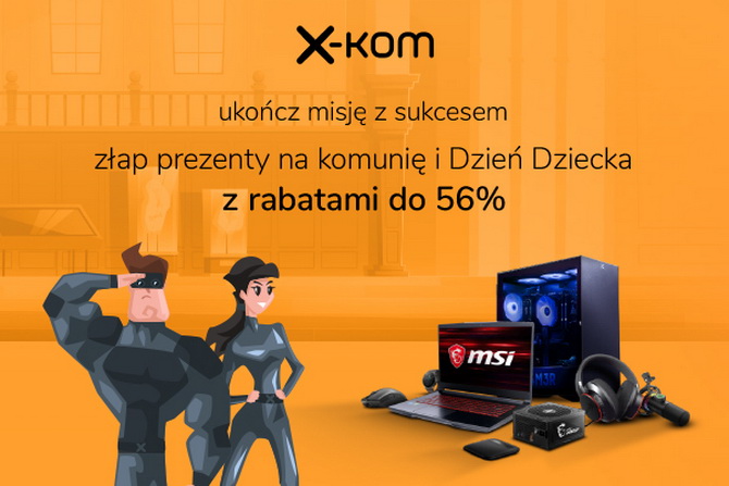 Niższe ceny na monitory, laptopy, dyski SSD, drukarki, peryferia i sprzęt sieciowy. Rusza nowa promocja w sklepach x-kom [nc1]