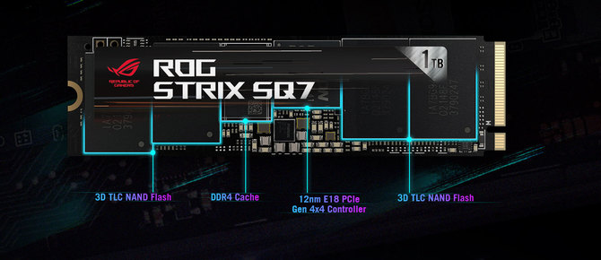ASUS ROG Strix SQ7 – oficjalna specyfikacja pierwszego nośnika SSD M.2 Tajwańczyków. Potwierdziło się sporo domysłów [2]