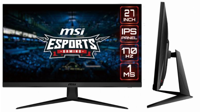 MSI G2712 – 27-calowy monitor z matrycą IPS o odświeżaniu 170 Hz i wsparciem AMD FreeSync Premium [1]