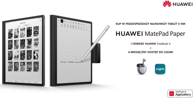 Huawei MatePad Paper – pierwszy tablet marki z ekranem E Ink już w Polsce. Co oferuje? Ile kosztuje? [2]