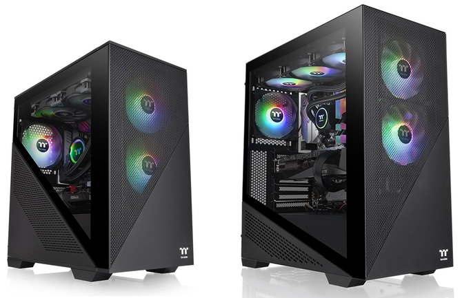 Thermaltake Divider 170 TG ARGB Micro - obudowa mini tower o ciekawym, nieprzekombinowanym designie [4]