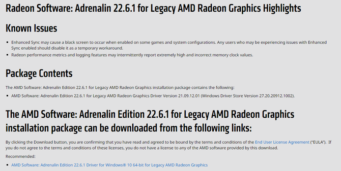 AMD Radeon HD 7970 i inne karty graficzne oparte na architekturze GCN otrzymały nowy sterownik Adrenalin 22.6.1 WHQL [2]