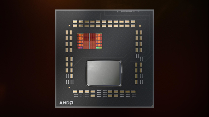AMD Ryzen 7 5800X3D po zdjęciu IHS na pierwszym zdjęciu. Procesor rzekomo nie osiąga już temperatury 90°C  [1]