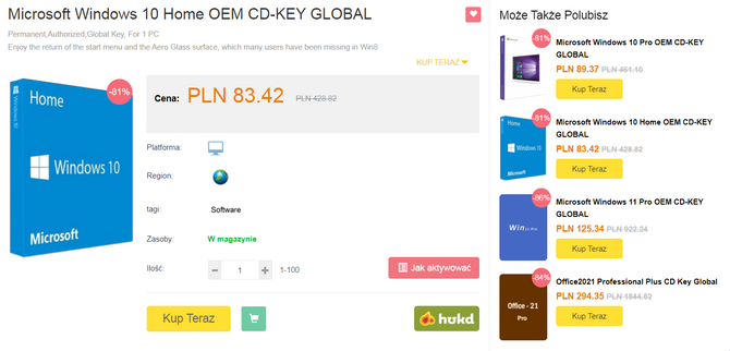 Tanie licencje na system Microsoft Windows 10, Windows 11 i Microsoft Office. Ceny niższe nawet do 91% [nc1]