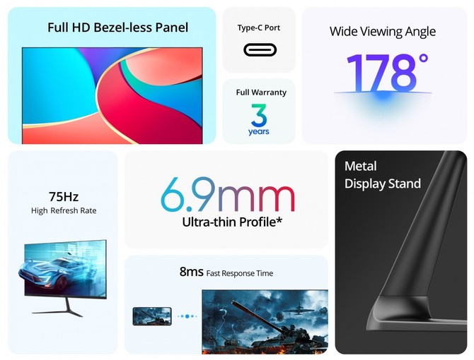 Realme Flat Monitor Full HD - producent znany ze smartfonów, zegarków czy słuchawek wchodzi na rynek moniorów [4]