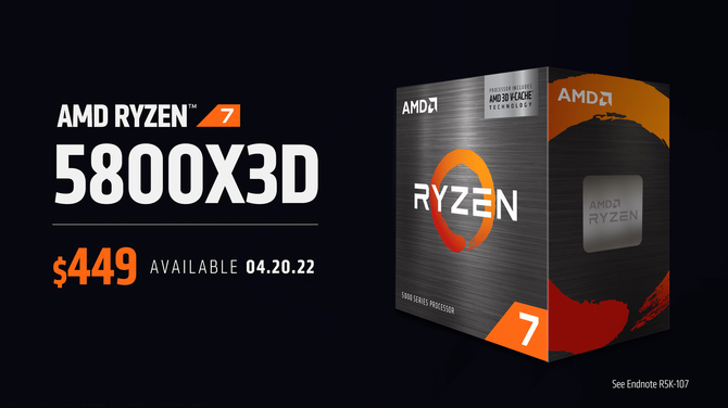AMD Ryzen 7 5800X3D może doczekać się obniżki ceny. Układy Zen 4 bezpośrednim zagrożeniem dla chipu z 3D V-Cache? [1]
