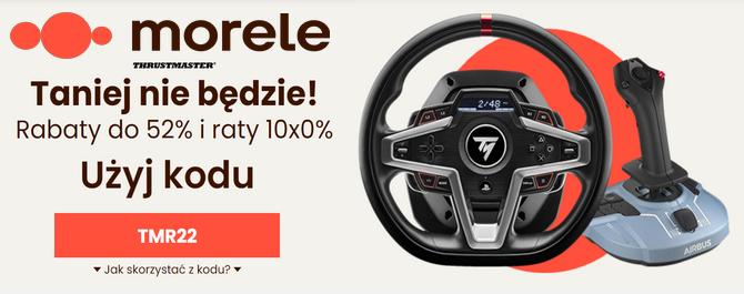 Promocja na kierownice i joysticki Thrustmaster - taniej nie znajdziesz! Idealna oferta dla fanów Flight Simulator i Forzy [nc1]