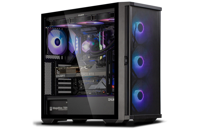 Zalman Z10 PLUS - przewiewna obudowa Mid-Tower z czterema wentylatorami ARGB i czterema filtrami kurzu [1]