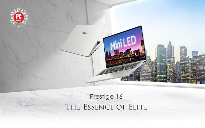 MSI Prestige 16 oraz MSI Prestige 16 evo - specyfikacja nowych laptopów z Intel Alder Lake-P oraz opcjonalnym ekranem Mini LED [1]