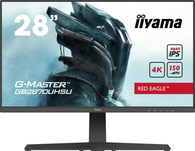 iiyama G-Master GB2870UHSU-B1 Red Eagle - nowy monitor z ekranem Fast IPS 4K, odświeżaniem 150 Hz oraz portem HDMI 2.1 [1]