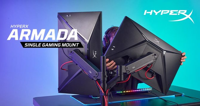 HyperX Armada 25 i HyperX Armada 27 - nowe monitory dla graczy w zestawie z uchwytem i biurkowym ramieniem [3]