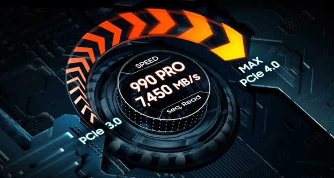 Samsung 990 PRO - koreański producent zaprezentował swój najszybszy nośnik SSD... oparty na magistrali PCIe 4.0 oraz NVMe 2.0 [3]