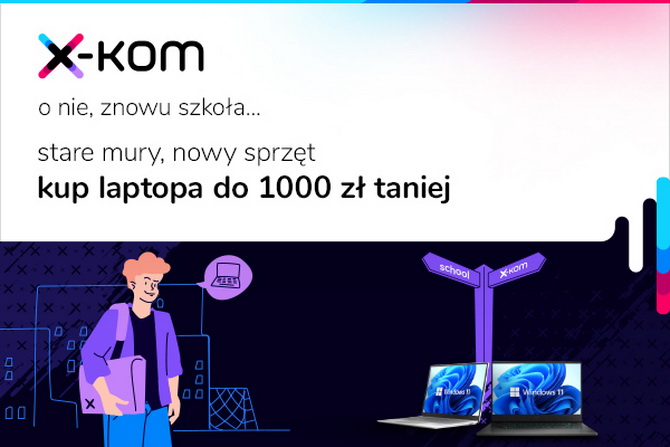 Promocja na dyski SSD, pamięci RAM i laptopy w sklepach x-kom. Taniej też procesory Intela i komputery gamingowe [nc1]