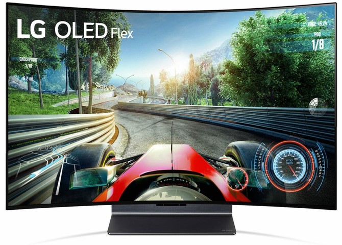 LG OLED Flex TV LX3 - telewizor i monitor w jednym. To 42-calowy TV 4K o odświeżaniu 120 Hz i z płynną regulacją zakrzywienia [2]