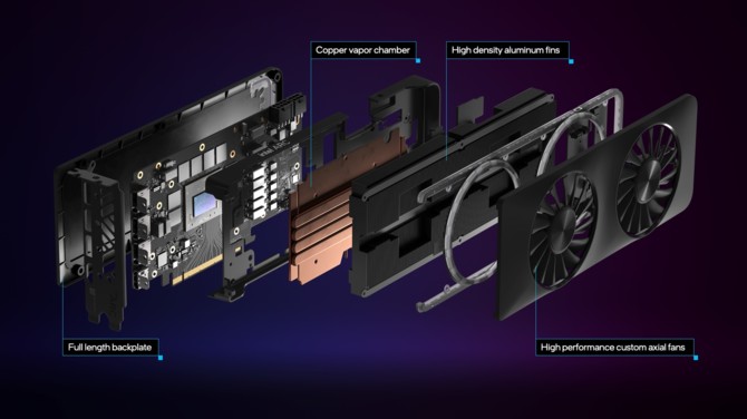Intel ARC A770 Limited Edition - wiemy jak wygląda wnętrze karty. Model ARC A750 z pokazem OC w grze HITMAN III [2]