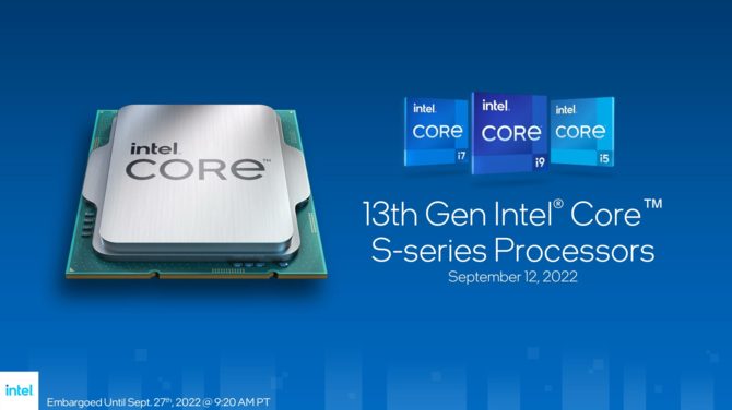 Intel Core i9-13900K, Core i7-13700K oraz Core i5-13600K - oficjalna prezentacja procesorów 13. generacji Raptor Lake [2]