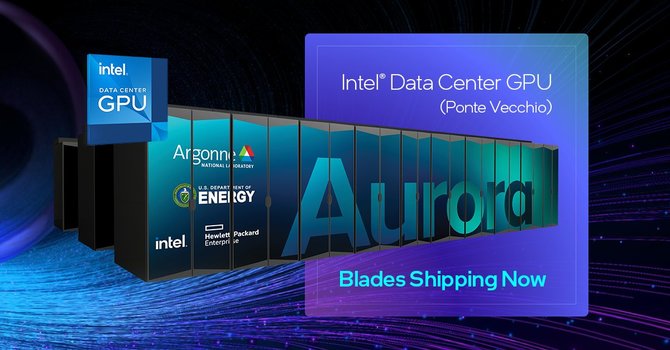 Intel Ponte Vecchio oraz Sapphire Rapids w końcu zostały wysłane w celu zasilenia superkomputera Aurora [1]