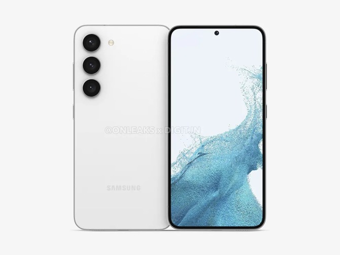 Samsung Galaxy S23 na pierwszych renderach. Smartfon bez charakterystycznej wysepki na aparaty [1]