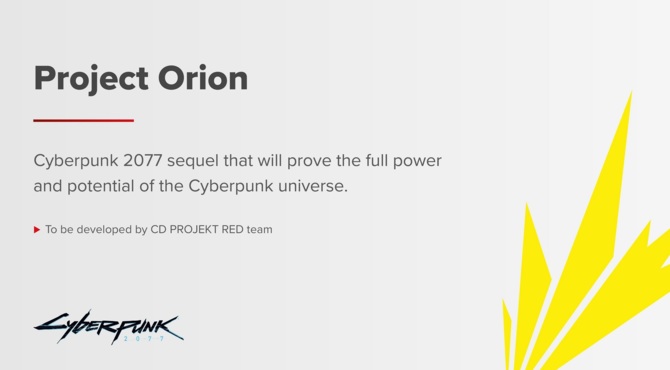 CD Projekt RED ogłasza nowe gry z uniwersum Wiedźmina. Będzie również kontynuacja Cyberpunka 2077 i nowe IP [6]