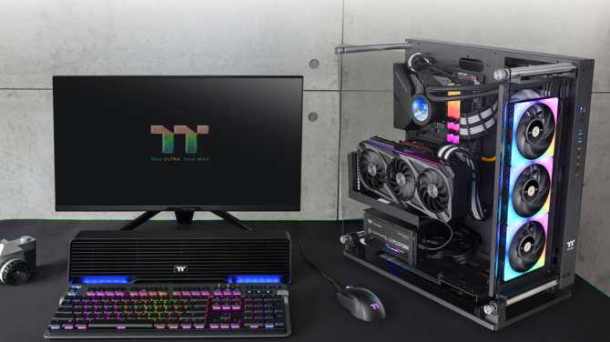 Thermaltake Core P3 TG Pro - otwarta, przestronna obudowa przygotowana z myślą o kartach NVIDIA GeForce RTX 40xx [1]