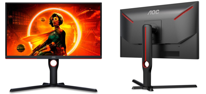 AOC GAMING 25G3ZM/BK - e-sportowy monitor Full HD o wysokim kontraście i odświeżaniu 240 Hz [2]