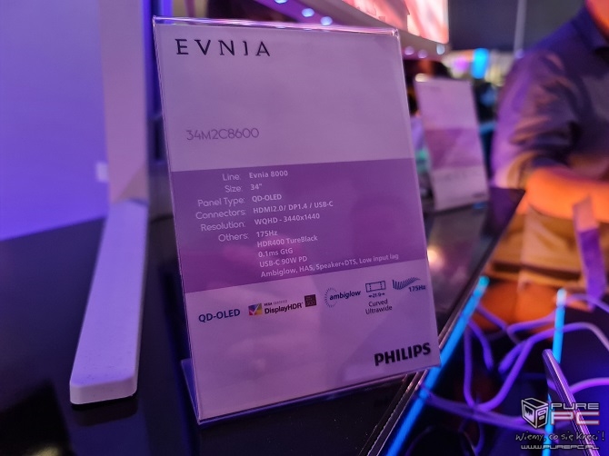 Philips Evnia - nowa marka monitorów oraz peryferii dla graczy. W zestawie monitory z ekranami QD-OLED, Mini LED i OLED [nc1]