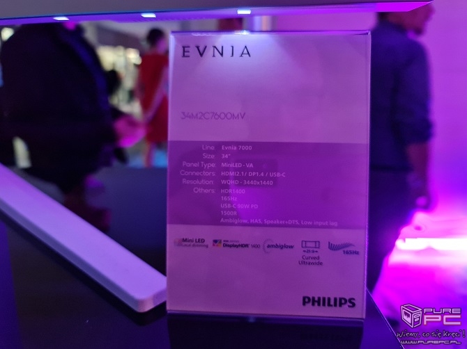 Philips Evnia - nowa marka monitorów oraz peryferii dla graczy. W zestawie monitory z ekranami QD-OLED, Mini LED i OLED [nc1]