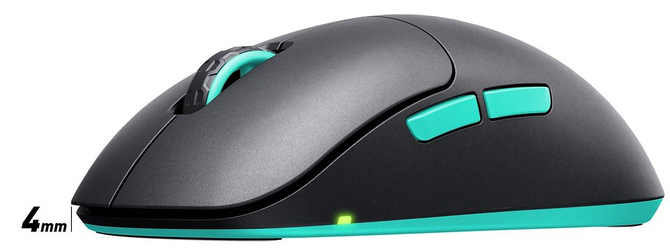 Xtrfy M8 Wireless - lekka, bezprzewodowa mysz dla graczy z pełną obudową i sensorem PixArt PAW 3395 [2]